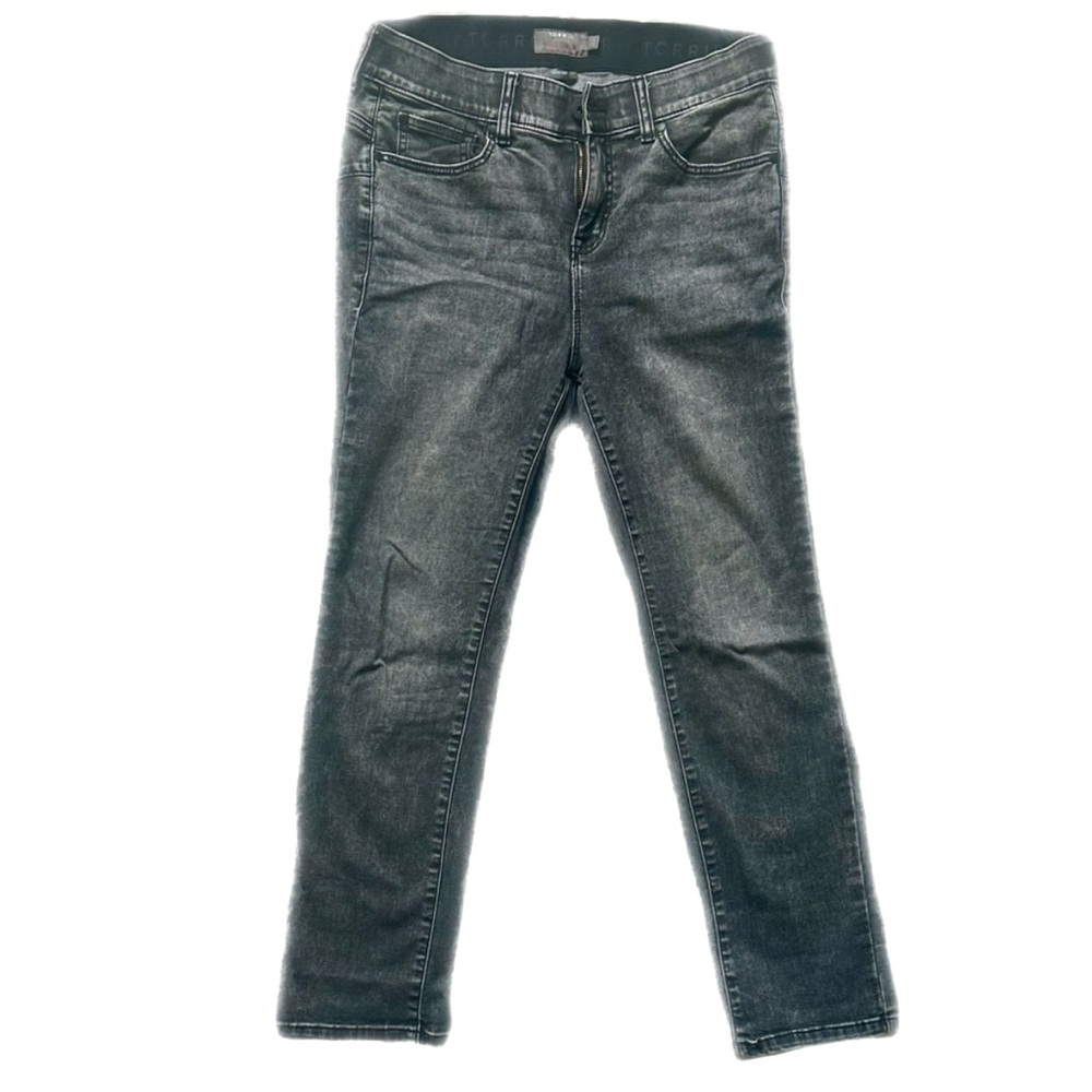 Torrid High Rise Bombshell Straight Acid Washed Jeans